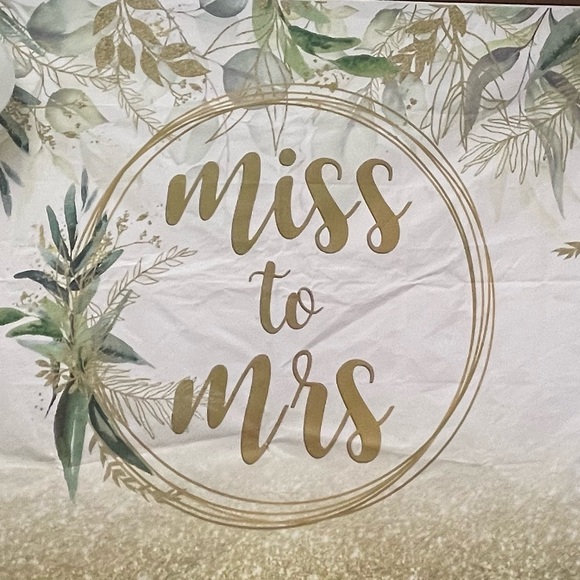 Miss to Mrs backdrop for Bridal Shower - Picture 6 of 8